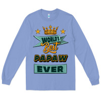 Colony Blue world's best papaw ever Long Sleeve Tee - Jasminsmagicworld