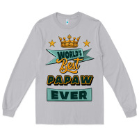 Moon Dust world's best papaw ever Long Sleeve Tee - Jasminsmagicworld