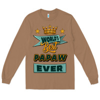 Toasted Coconut world's best papaw ever Long Sleeve Tee - Jasminsmagicworld