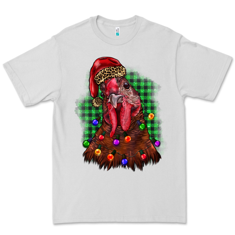 Christmas Rooster Premium Tee by BarkalooDesign | Teevron