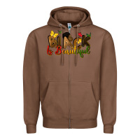 Chestnut black is beautiful Zipper Hoodie - CowGirlArtShop