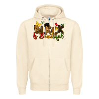 Sandshell black is beautiful Zipper Hoodie - CowGirlArtShop