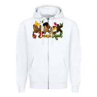 White black is beautiful Zipper Hoodie - CowGirlArtShop