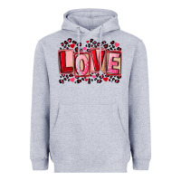 Heather Grey Valentine's Day love Heavyweight Hoodie - FaDigitalArtStudio