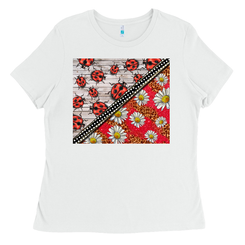 Ladybug Ladies Tee by BarkalooDesign | Teevron
