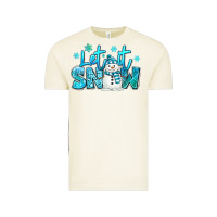 Vintage Arctic let it snow winter snowman Vintage Tee - MaliasSmallBusiness