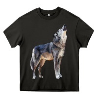 Asphalt wolf Heavy Core Tee - LillyAllenDesigns