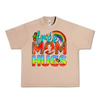 Burro Pride LGBTQ Free Mom Hugs Urban Heavy Tee - BundleAndBundleShop