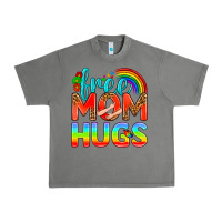 Tornado Pride LGBTQ Free Mom Hugs Urban Heavy Tee - BundleAndBundleShop