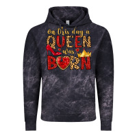 Cloud Black on this day a queen was born Vintage Hoodie - MaliasSmallBusiness