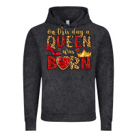 Vintage Black on this day a queen was born Vintage Hoodie - MaliasSmallBusiness