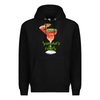 Black summer vibes Premium Hoodie - JahusDesignShop