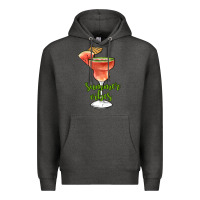Charcoal Heather summer vibes Premium Hoodie - JahusDesignShop