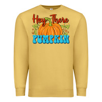 Antique Gold Hey There Pumpkin Premium Sweatshirt - FaDigitalArtStudio