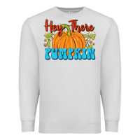 Dove Grey Hey There Pumpkin Premium Sweatshirt - FaDigitalArtStudio