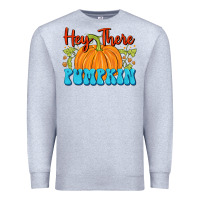 Heather Grey Hey There Pumpkin Premium Sweatshirt - FaDigitalArtStudio