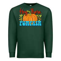 Sports Green Hey There Pumpkin Premium Sweatshirt - FaDigitalArtStudio