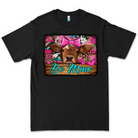 Black be mine valentine's day cow Premium Tee - Jasminsmagicworld
