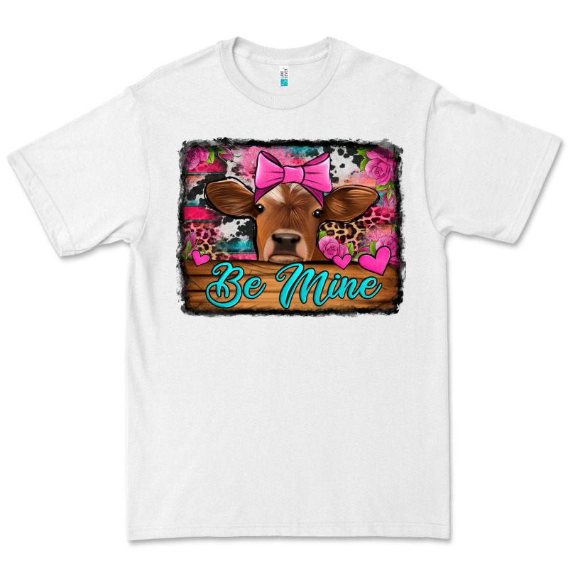 Be Mine Valentine's Day Cow Premium Tee by Jasminsmagicworld | Teevron