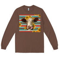 Chestnut serape leopard hereford cattle mousepad Long Sleeve Tee - Jasminsmagicworld
