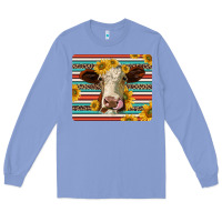 Colony Blue serape leopard hereford cattle mousepad Long Sleeve Tee - Jasminsmagicworld