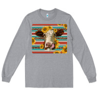Heather Grey serape leopard hereford cattle mousepad Long Sleeve Tee - Jasminsmagicworld