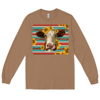 Toasted Coconut serape leopard hereford cattle mousepad Long Sleeve Tee - Jasminsmagicworld