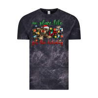 Cloud Black no place like for the holiday Vintage Tee - MaliasSmallBusiness