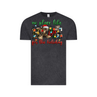 Vintage Black no place like for the holiday Vintage Tee - MaliasSmallBusiness