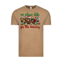 Vintage Coffee no place like for the holiday Vintage Tee - MaliasSmallBusiness