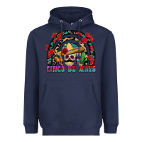 Navy Cinco de mayo rainbow Heavyweight Hoodie - FaDigitalArtStudio