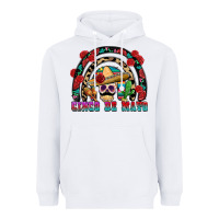 White Cinco de mayo rainbow Heavyweight Hoodie - FaDigitalArtStudio