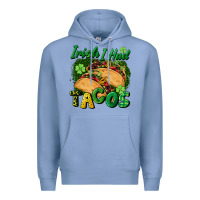 Colony Blue Irish i had tacos Premium Hoodie - CowGirlArtShop