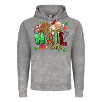 Cloud Rock santas favorite nail tech Vintage Hoodie - MaliasSmallBusiness