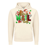 Vintage Artic santas favorite nail tech Vintage Hoodie - MaliasSmallBusiness