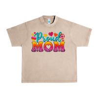 French Oak Proud Mom Lesbian Urban Heavy Tee - BundleAndBundleShop