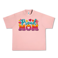 Salmon Proud Mom Lesbian Urban Heavy Tee - BundleAndBundleShop