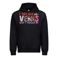 Black I Like big veins and cannot be Urban Hoodie - CowhideDigitalArt