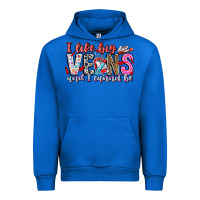 Cobalt I Like big veins and cannot be Urban Hoodie - CowhideDigitalArt