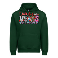 Forest Green I Like big veins and cannot be Urban Hoodie - CowhideDigitalArt