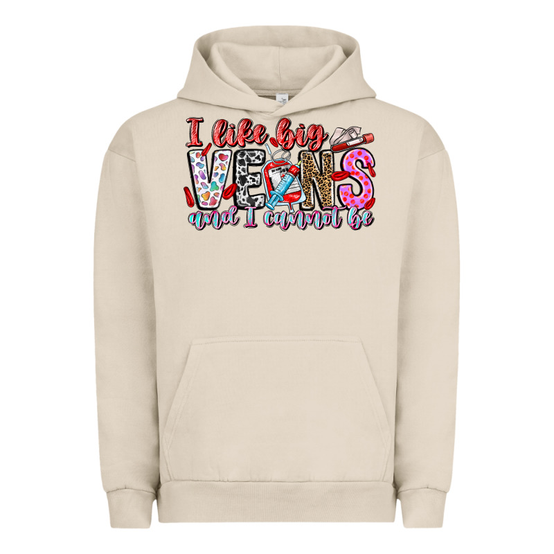 I Like Big Veins And Cannot Be Urban Hoodie by CowhideDigitalArt | Teevron