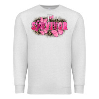 Oatmeal Heather I' m survivor Breast Cancer Premium Sweatshirt - FaDigitalArtStudio