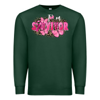 Sports Green I' m survivor Breast Cancer Premium Sweatshirt - FaDigitalArtStudio