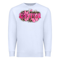 White I' m survivor Breast Cancer Premium Sweatshirt - FaDigitalArtStudio