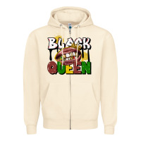 Sandshell black queen Zipper Hoodie - CowGirlArtShop