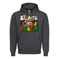 Smoke black queen Zipper Hoodie - CowGirlArtShop