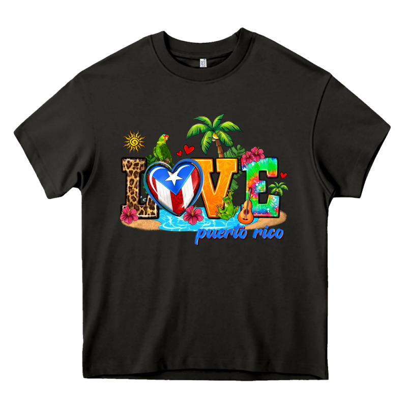 Love Puerto Rico Heavy Core Tee by AdoDesignShop | Teevron