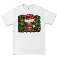 White christmas leopard buffalo plaid baby highland cow Premium Tee - BarkalooDesign
