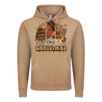 Vintage Coffee have a melanin christmas  black woman Vintage Hoodie - MaliasSmallBusiness