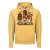 Vintage Mustard have a melanin christmas  black woman Vintage Hoodie - MaliasSmallBusiness